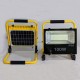 100W Cordless LED Floodlight Work Light on Stand with Battery Solar Panel Chargeable Portable Foldable
